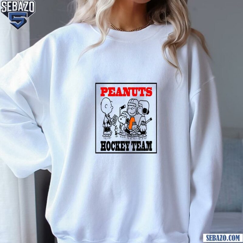 Peanuts Snoopy And Friends Hockey Team Shirt sweatshirt