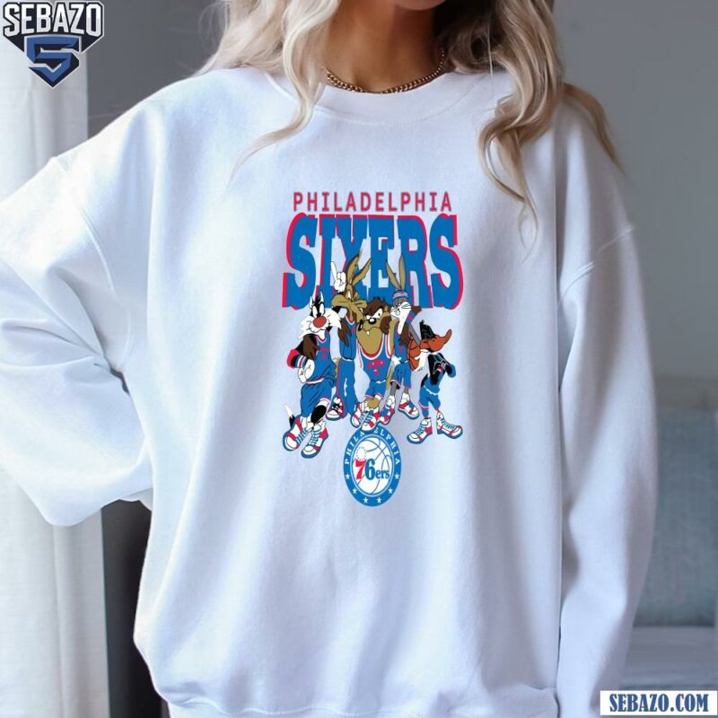 Philadelphia 76Ers Looney Tunes Nba Basketball Shirt sweatshirt