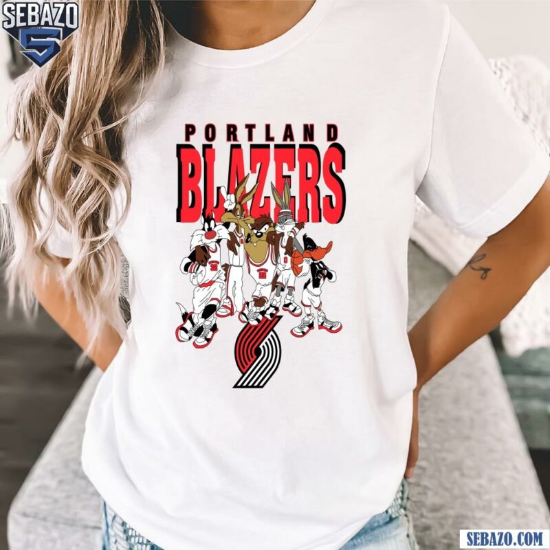 Portland Trail Blazers Looney Tunes Nba Basketball Shirt t-shirt