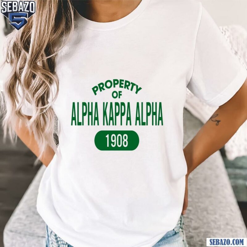 Property Of Alpha Kappa Alpha Est 1908 Shirt t-shirt