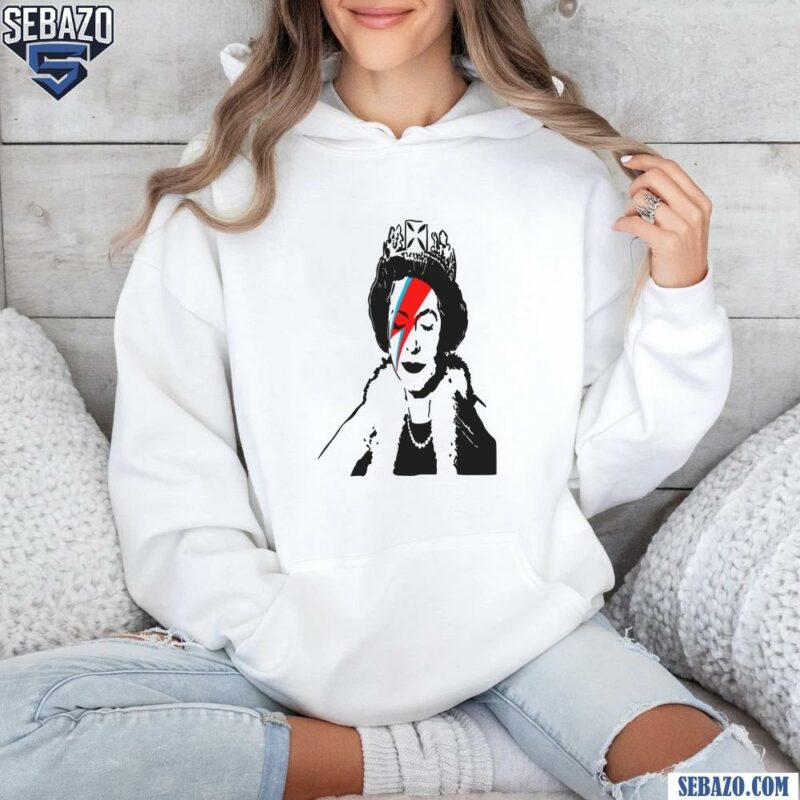 Queen Elizabeth Ziggy Stardust Shirt hoodie