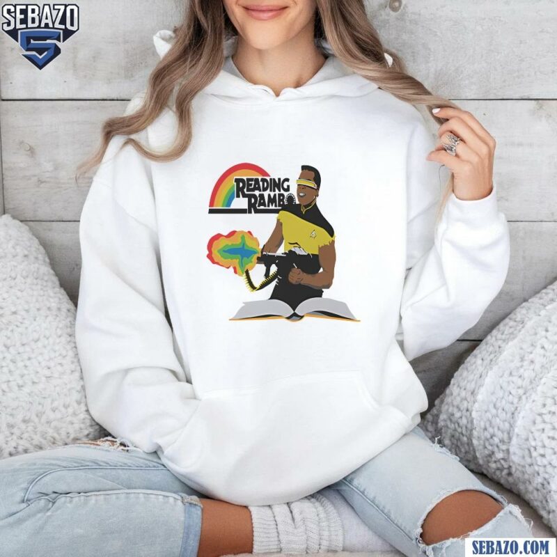 Reading Rambo Rainbow Funny Meme Shirt hoodie