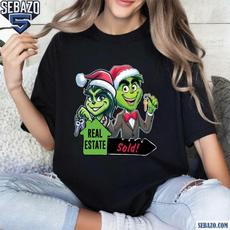 Real Estate Sold Funny Christmas Real Estate Broker Shirt t-shirt