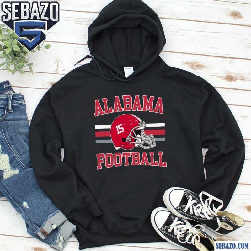 Retro Alabama Crimson Tide Football 15 Ty Simpson Shirt hoodie