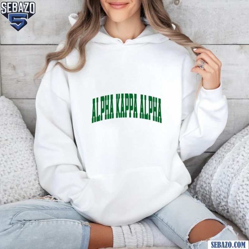 Retro Alpha Kappa Alpha Letterman Sorority Shirt hoodie