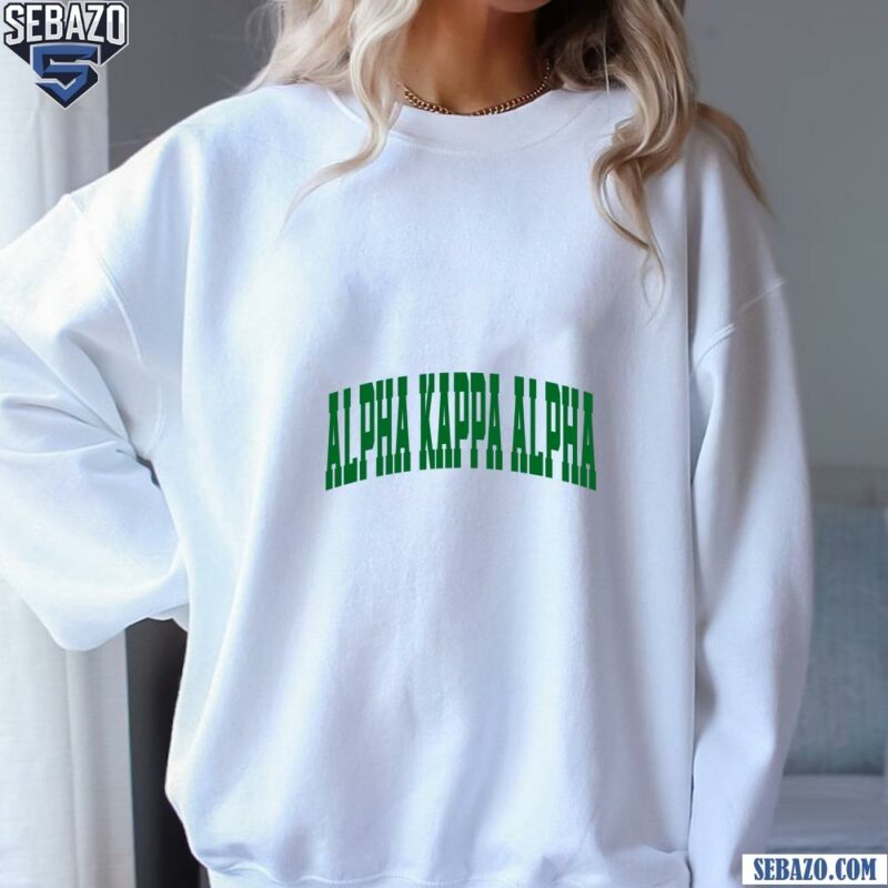 Retro Alpha Kappa Alpha Letterman Sorority Shirt sweatshirt