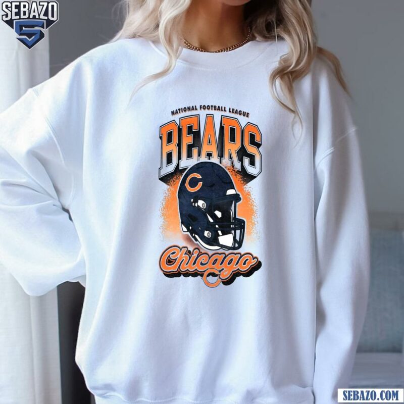 Retro Nfl Chicago Bears Football Helmet Logo Shirt sweatshirt