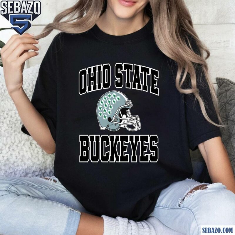 Retro Ohio State Buckeyes Football Hetmet Shirt t-shirt