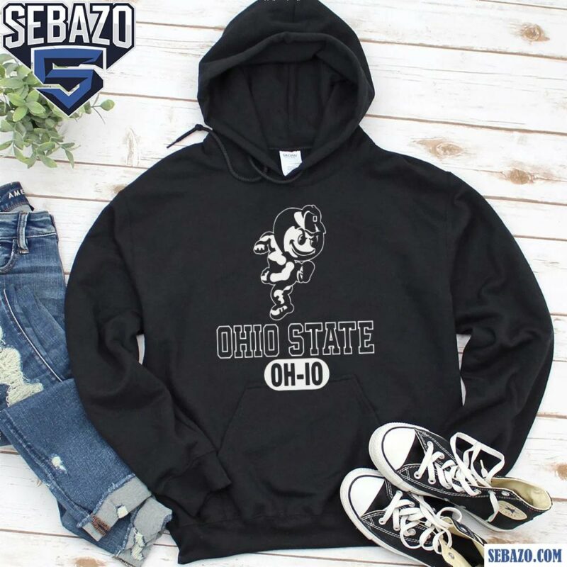 Retro Ohio State OH IO Logo Mascot Shirt hoodie