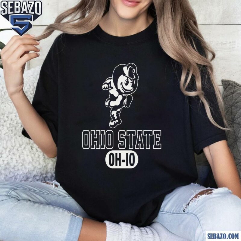 Retro Ohio State OH IO Logo Mascot Shirt t-shirt