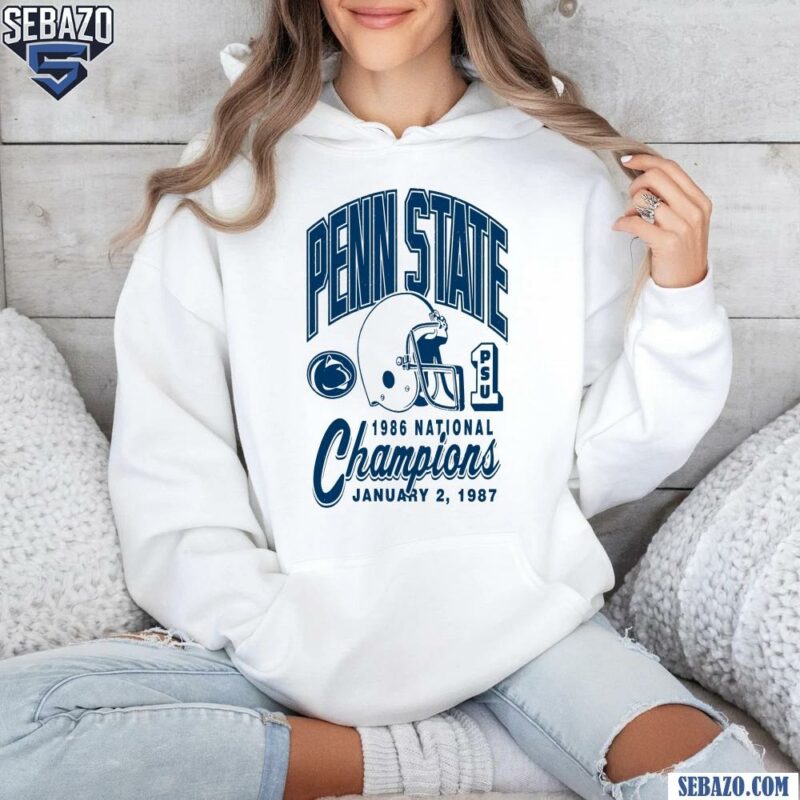 Retro Penn State 1986 National Champions January 2 1987 Shirt hoodie