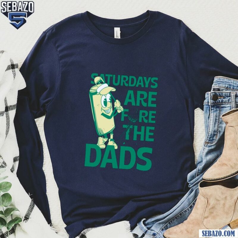 Retro Saturdays Are Fore The Dads Golf Shirt long sleeved