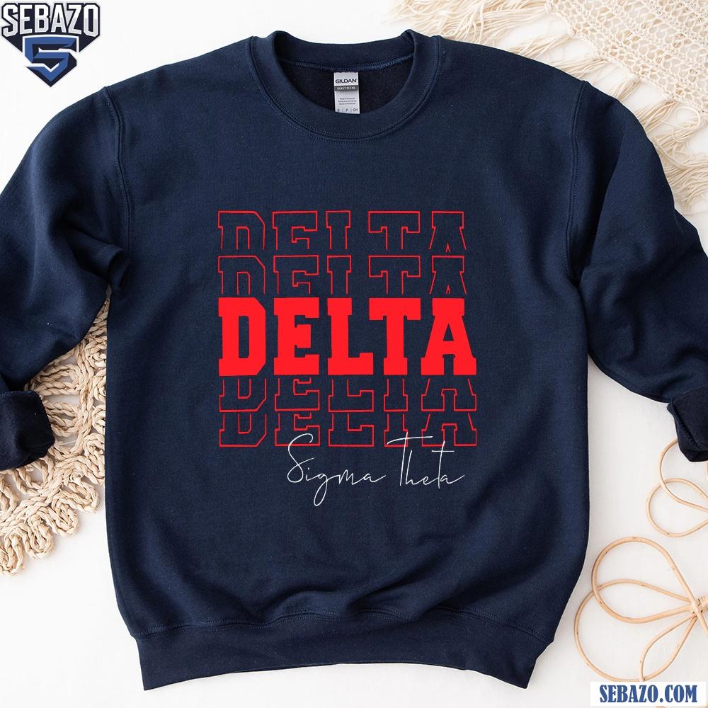 Retro Vintage Delta Sigma Theta Sorority Echo Sorority Shirt sweatshirt
