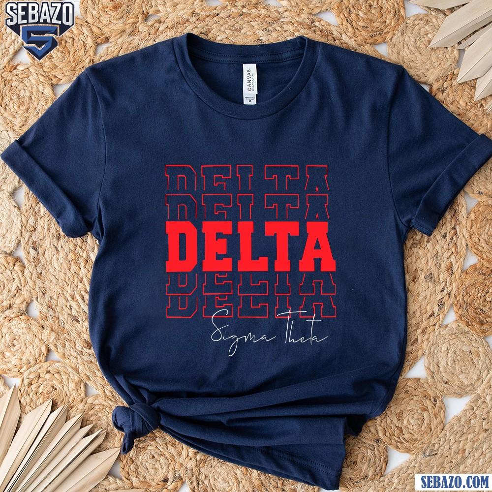 Retro Vintage Delta Sigma Theta Sorority Echo Sorority Shirt t-shirt