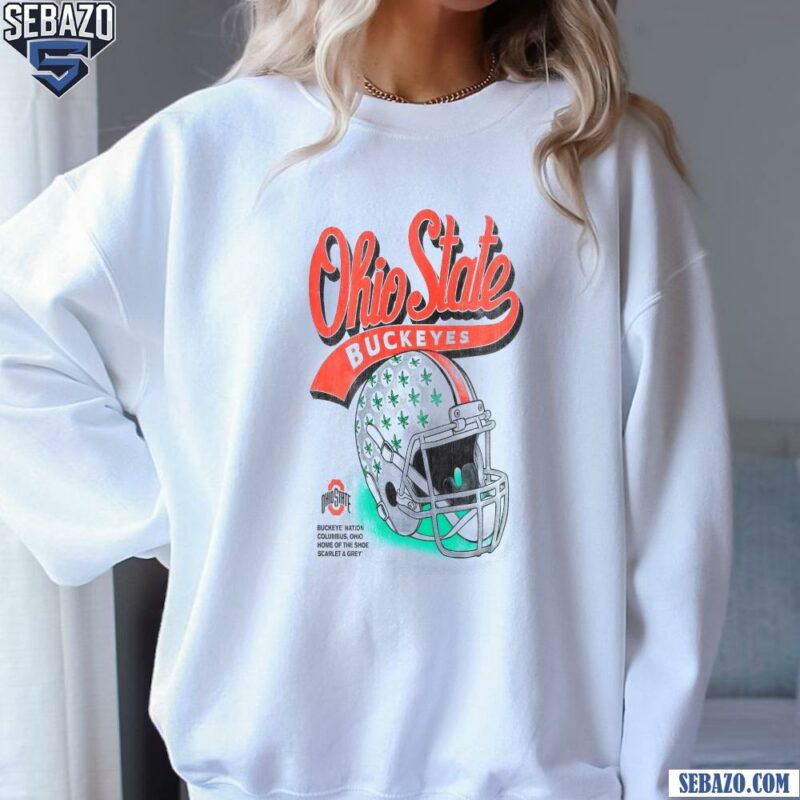 Retro Vintage Ohio State Buckeyes Logo Football Helmet Shirt sweatshirt