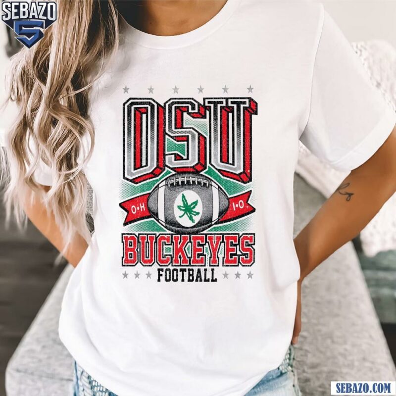 Retro Vintage OSU Buckeyes Football Shirt t-shirt