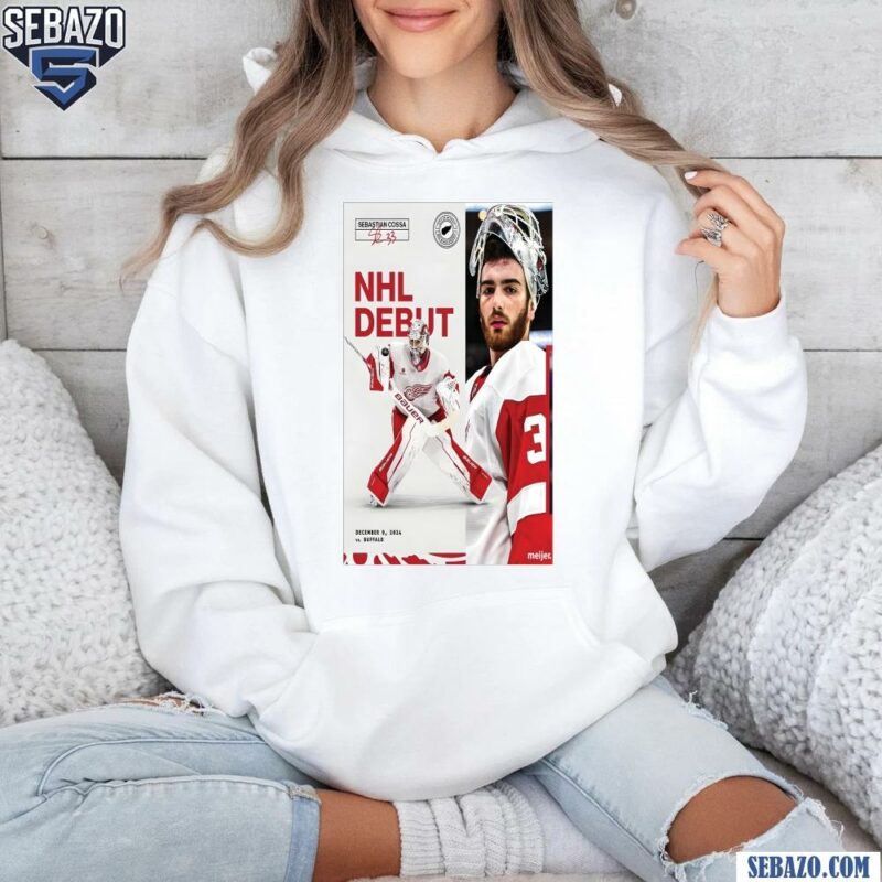 Sebastian Cossa Nhl Debut December 9 2024 Vs Buffalo Shirt hoodie