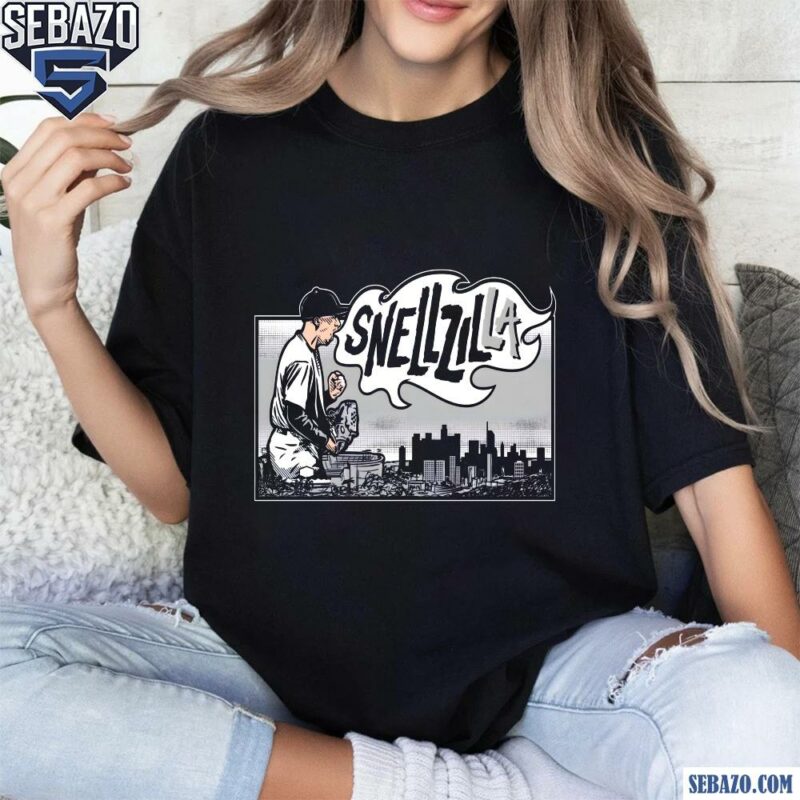 Snellzilla LA Blake Snell Los Angeles Dodgers Baseball Shirt t-shirt