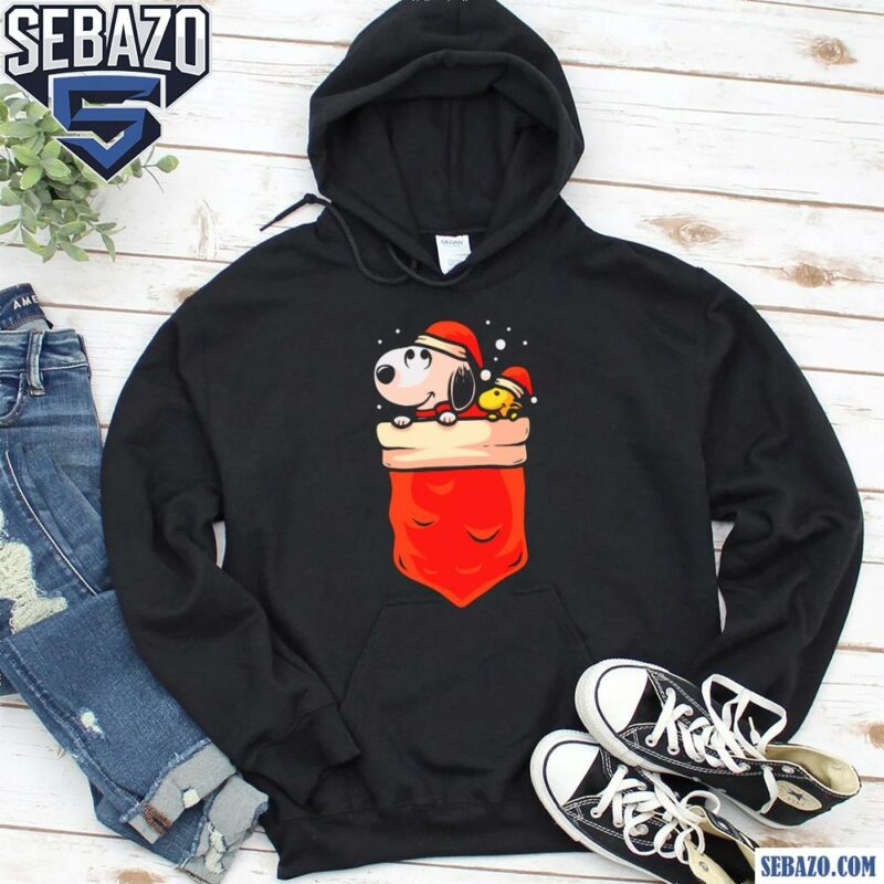 Snoopy And Woodstock Pocket Friends Christmas Shirt hoodie