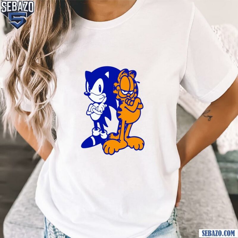 Sonfield Sonic And Garfield Shirt t-shirt