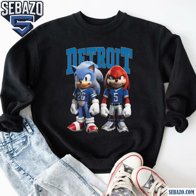 Sonic And Knuckles Gibbs And Montgomery Detroit Lions Shirt sweatshirt