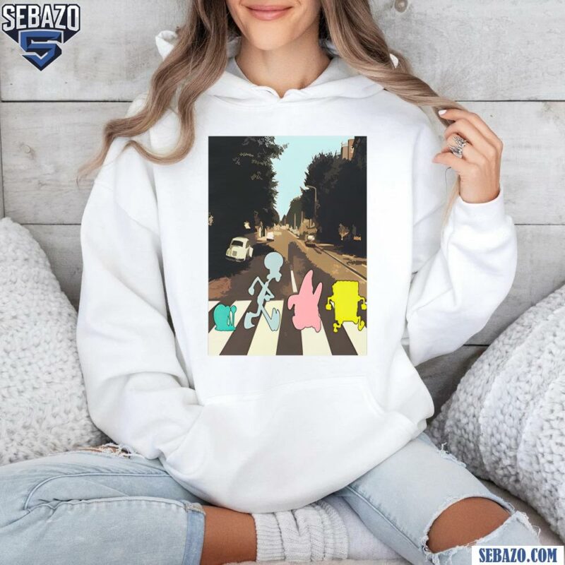 SpongeBob Abbey Road Parody Shirt hoodie