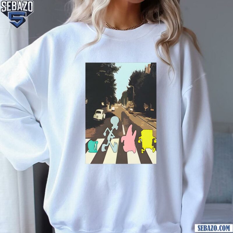 SpongeBob Abbey Road Parody Shirt sweatshirt