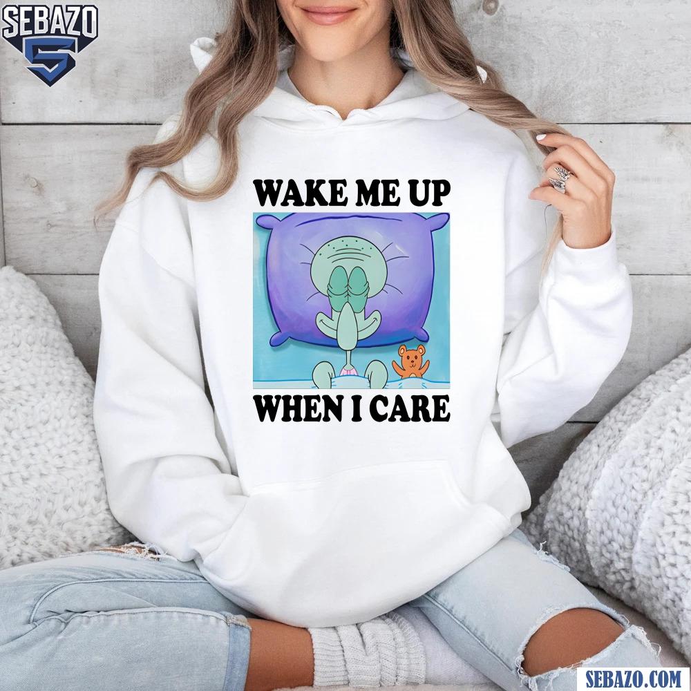 Squidward Wake Me Up When I Care Meme