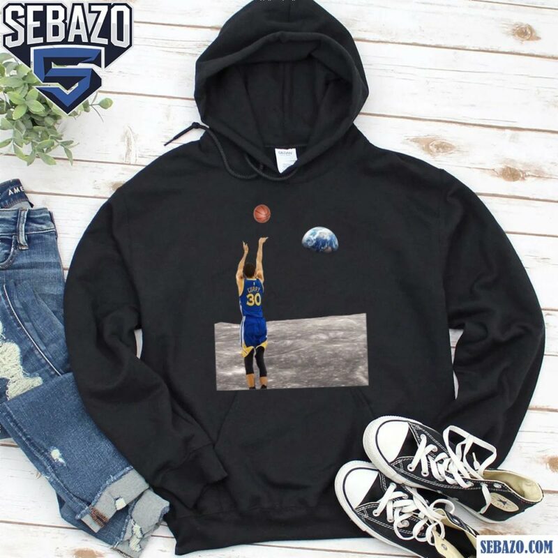 Stephen Curry Throws The Ball Into Space Shirt hoodie