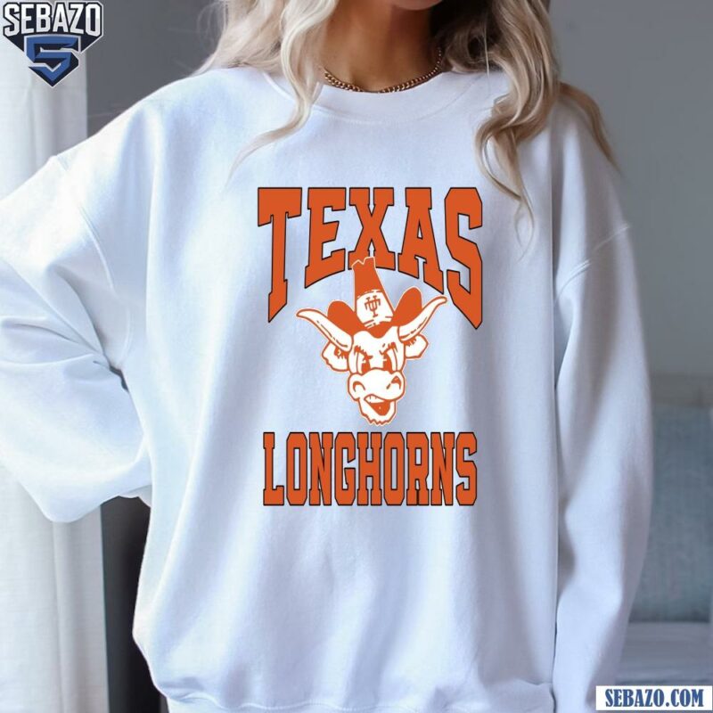 Texas Longhorns Football Vintage Logo Mascot Shirt sweatshirt