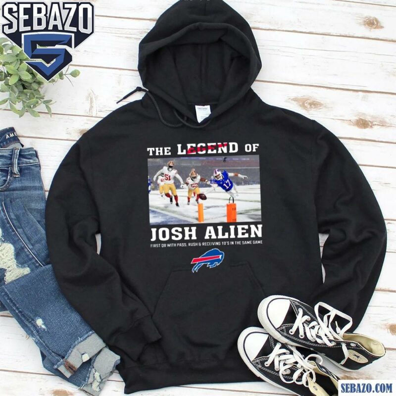 The Legend Of Josh Allen Buffalo Bills Football Shirt hoodie