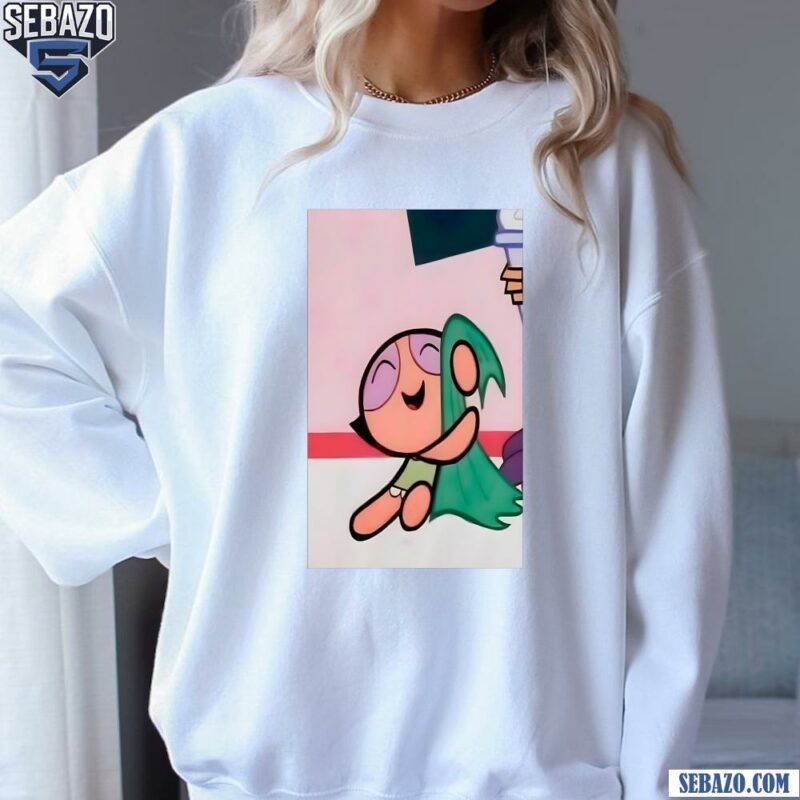 The Powerpuff Girls Buttercup Hugs The Towel Shirt sweatshirt