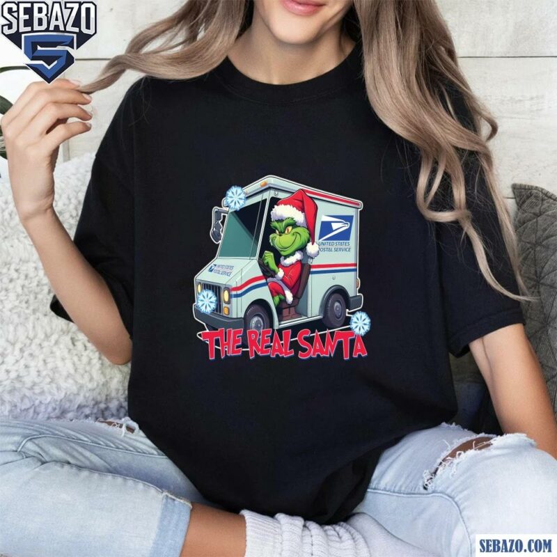 The Real Santa Funny Christmas Transporter Grinch Shirt t-shirt