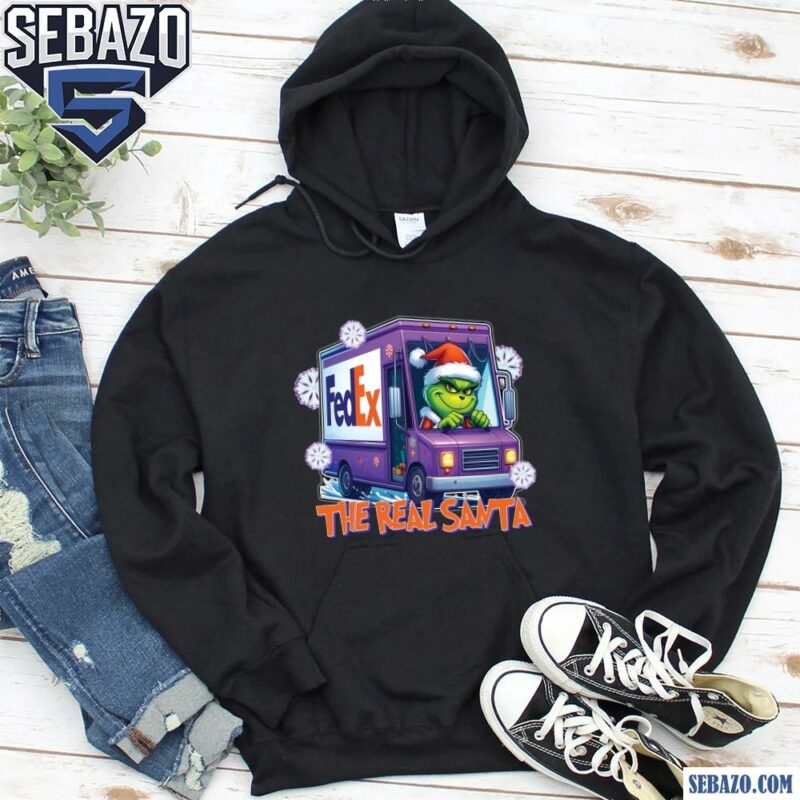 The Real Santa Gricnh Christmas Carrier Shirt hoodie