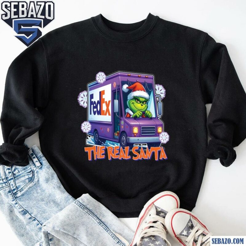 The Real Santa Gricnh Christmas Carrier Shirt sweatshirt