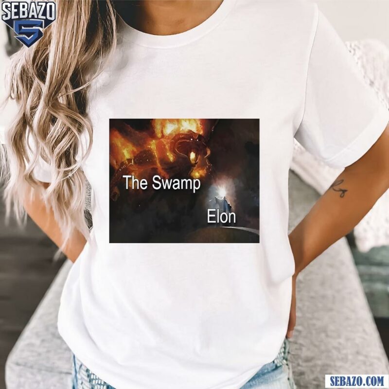 The Swamp Elon Musk Funny Meme Shirt t-shirt