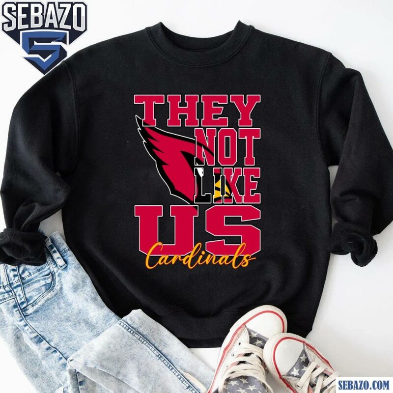 They Not Like Us Arizona Cardinals Nfl Football Shirt sweatshirt