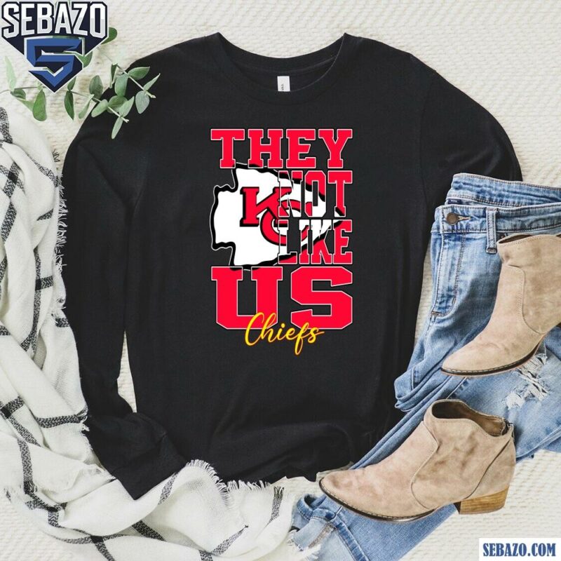 They Not Like Us Kansas City Chiefs Nfl Football Shirt long sleeved