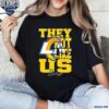 They Not Like Us Los Angeles Rams Nfl Football Shirt t-shirt