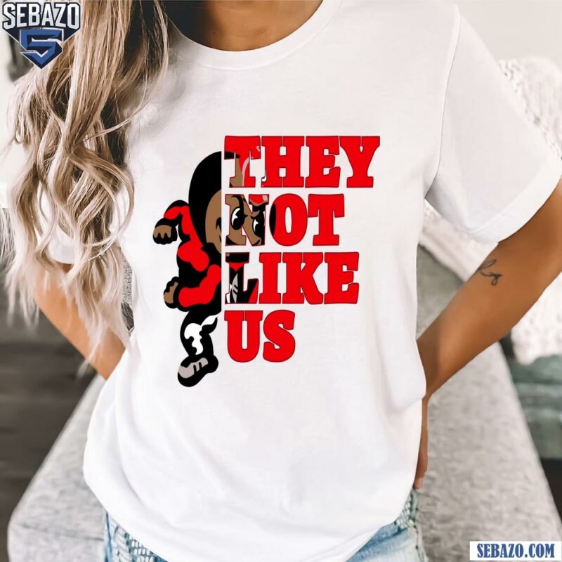 They Not Like Us Ohio State Buckeyes College Football Shirt t-shirt