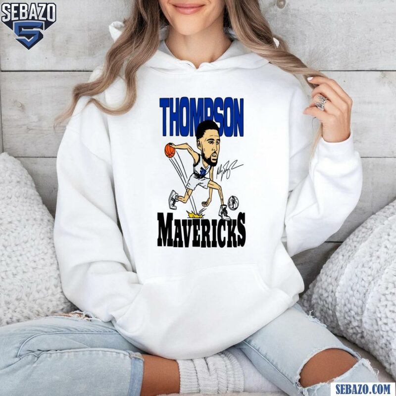 Thompson Mavericks Caricature Signature Shirt hoodie