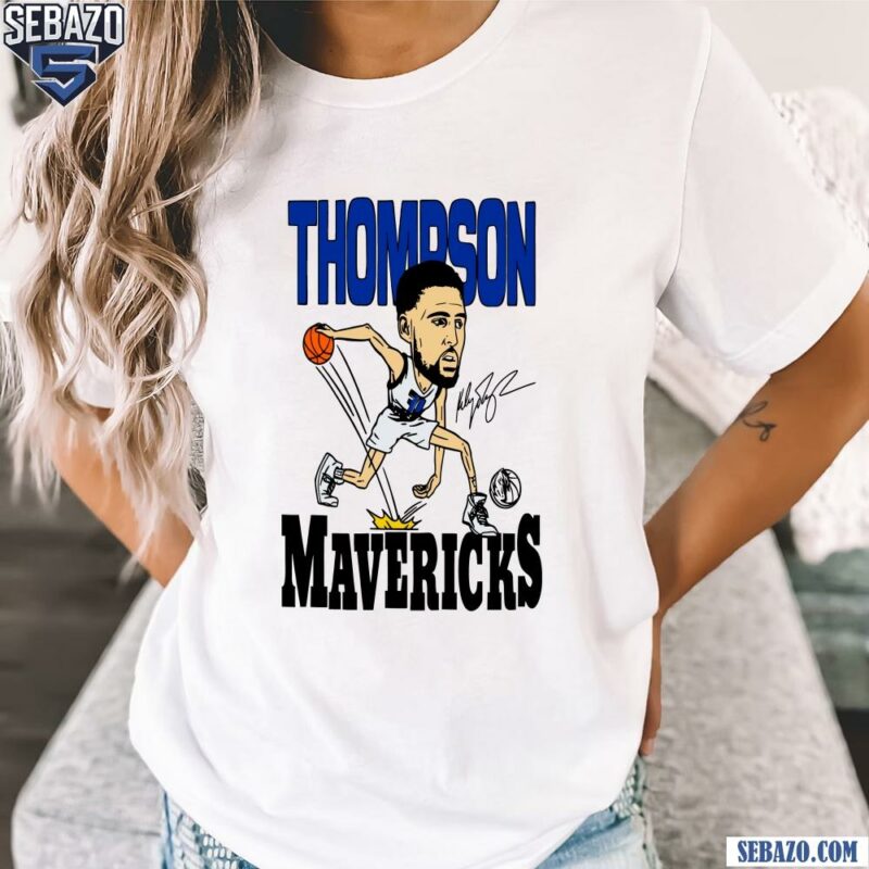 Thompson Mavericks Caricature Signature Shirt t-shirt