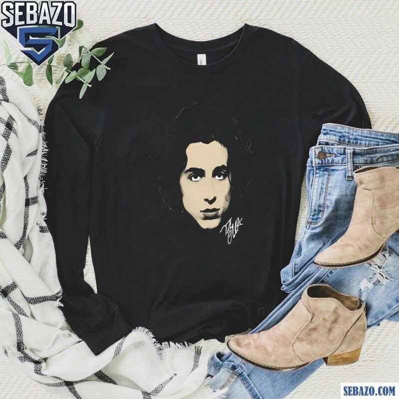 Timothee Chalamet Big Face Signature Shirt long sleeved