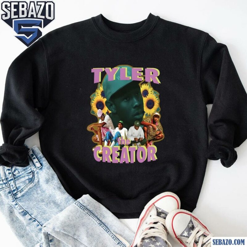 Tyler The Creator Sunflower Vintage Hiphop 90S Rapper Shirt sweatshirt