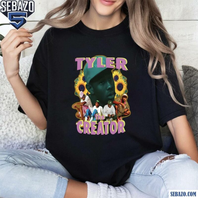 Tyler The Creator Sunflower Vintage Hiphop 90S Rapper Shirt t-shirt