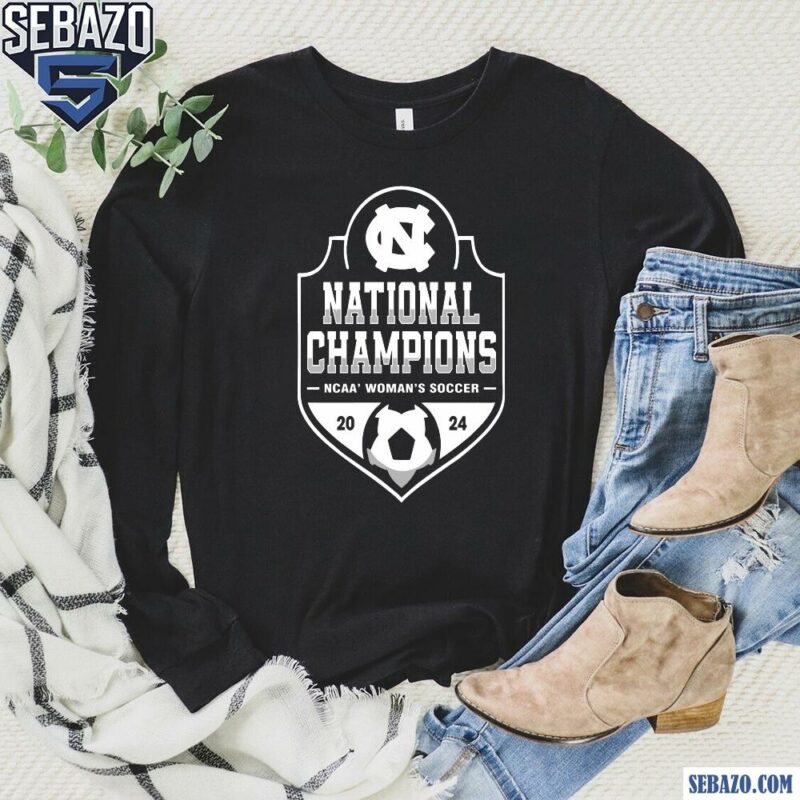 Unc Womens Soccer 2024 National Champions long sleeved