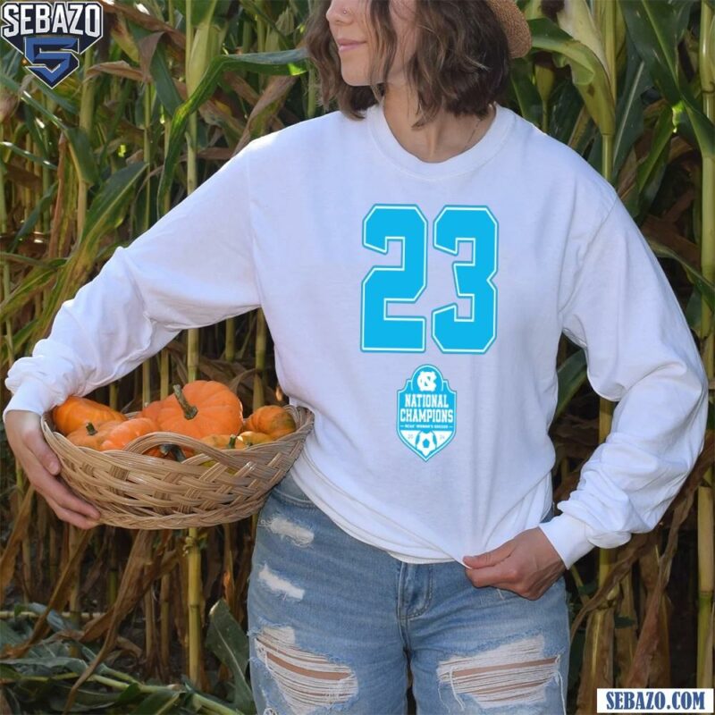 Unc Womens Soccer 23X National Champions Shirt long sleeved