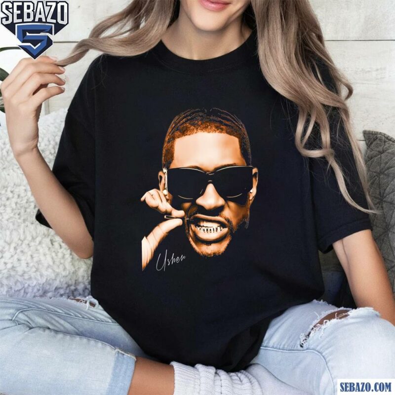 Usher Big Face Signature Shirt t-shirt