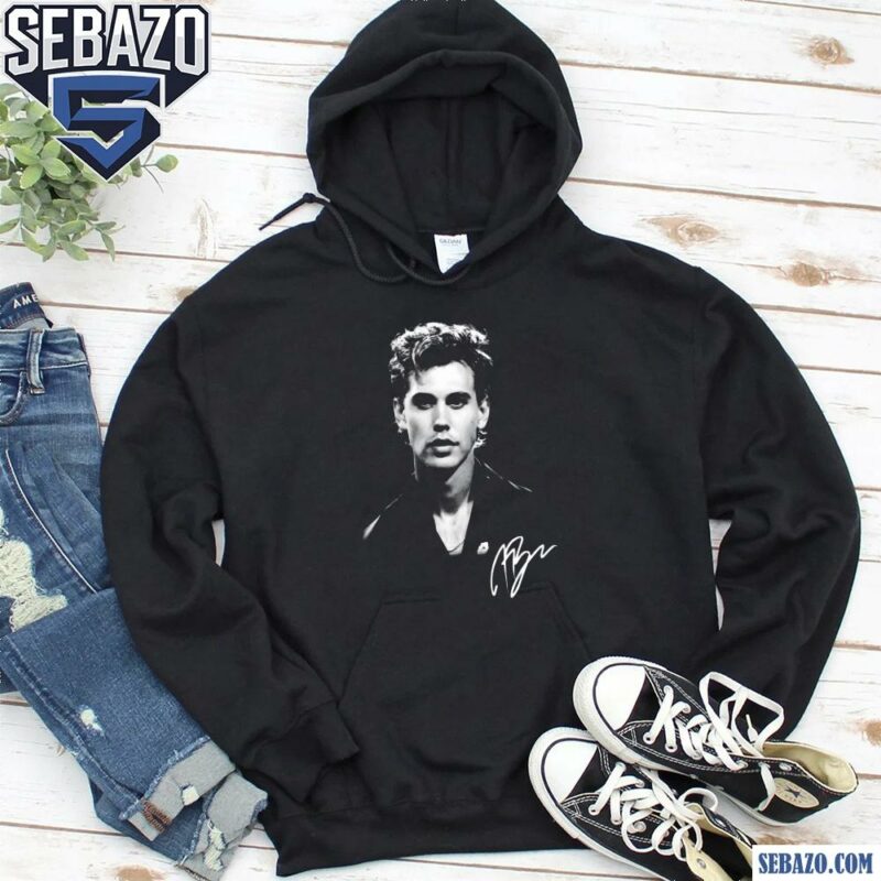 Vintage 90S Austin Butler Actor Signature Shirt hoodie