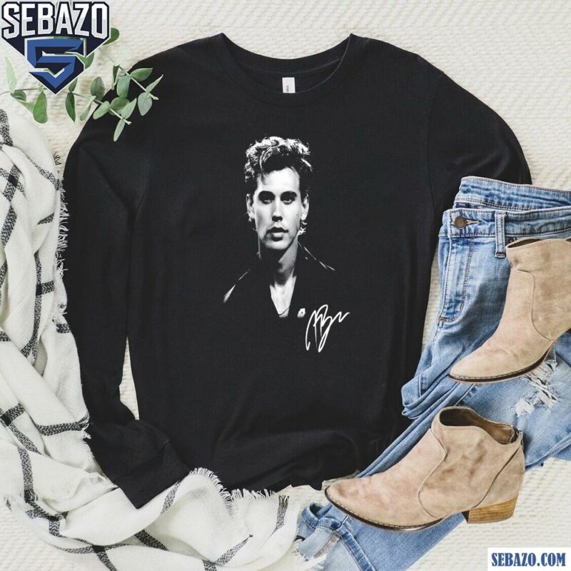 Vintage 90S Austin Butler Actor Signature Shirt long sleeved